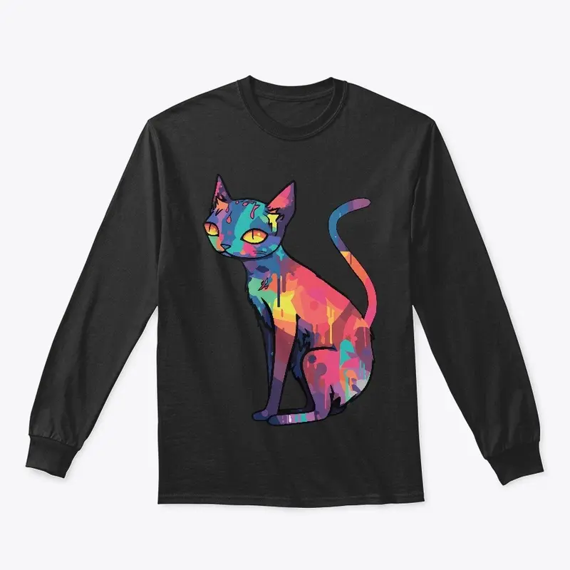 Futuristic Multicolor Cats #36 saturnine