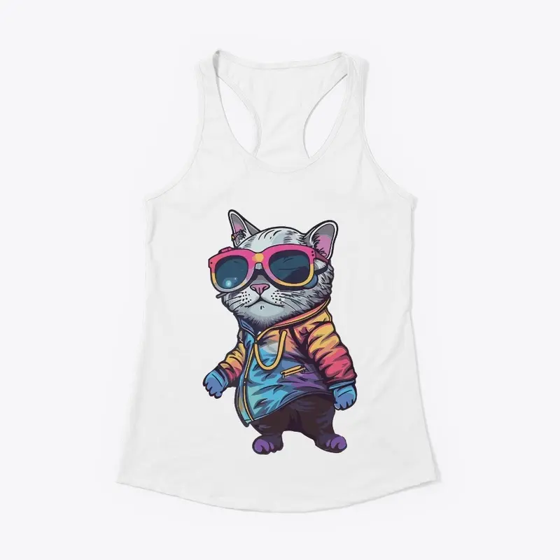 Futuristic Multicolor Cats #12 rapper