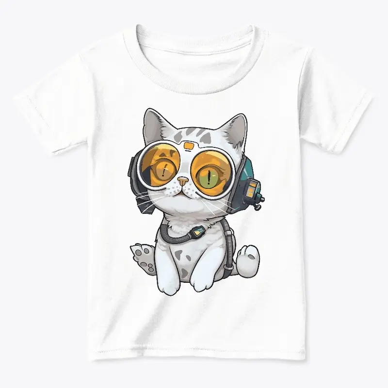 Futuristic multicolor cats #25 kid-cat