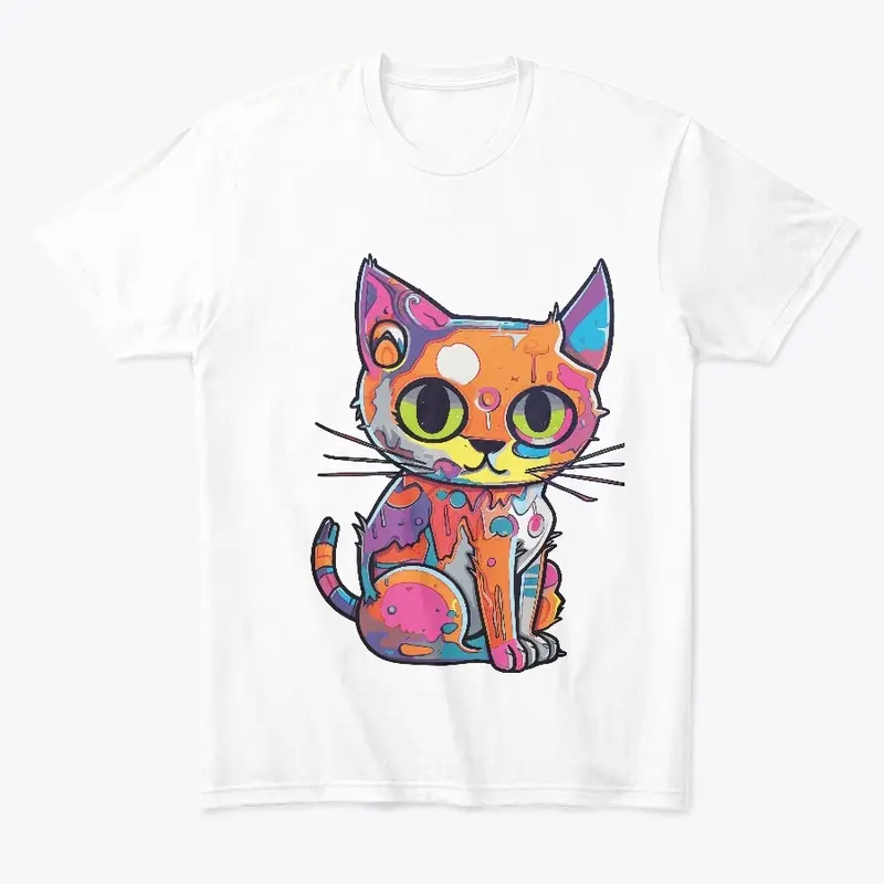 Futuristic multicolor cats #26 ne-kitten