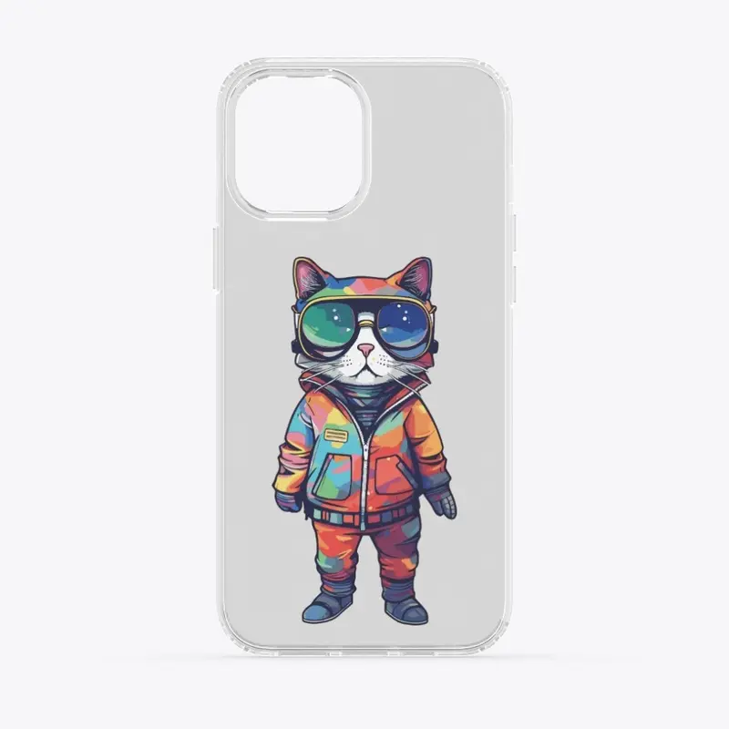 Futuristic Multicolor Cats #7 cat hero